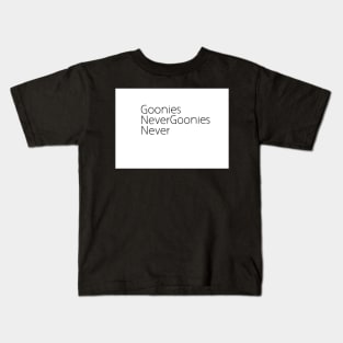 Goonies Never Kids T-Shirt